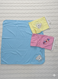 3-Piece Newborn Hooded Swaddle Set