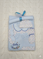 8-Piece Sky Blue Baby Essentials Gift Pack