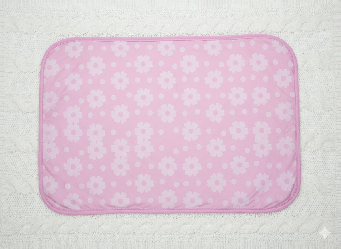 Soft Cotton Swaddle Blankets in Fuchsia, Sky Blue, and Blush