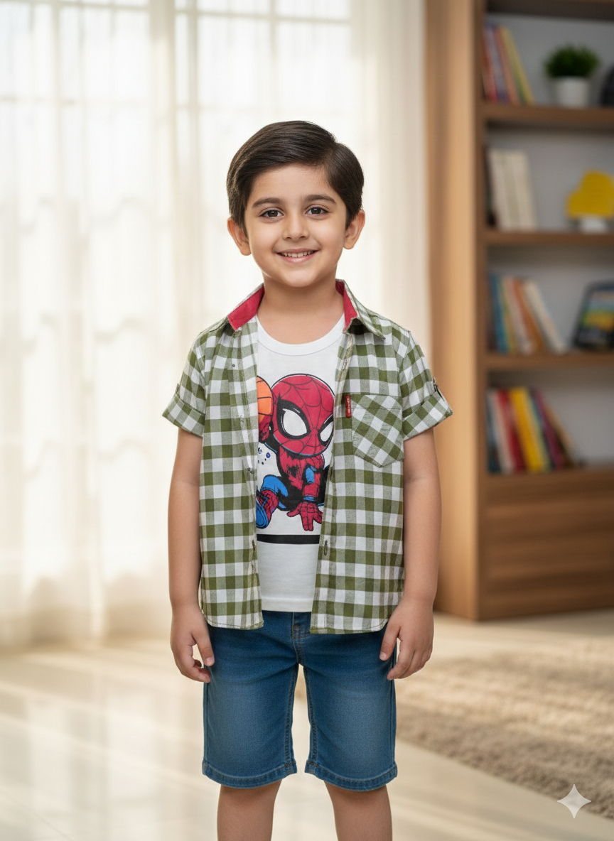 Double Sided Spiderman Shirt