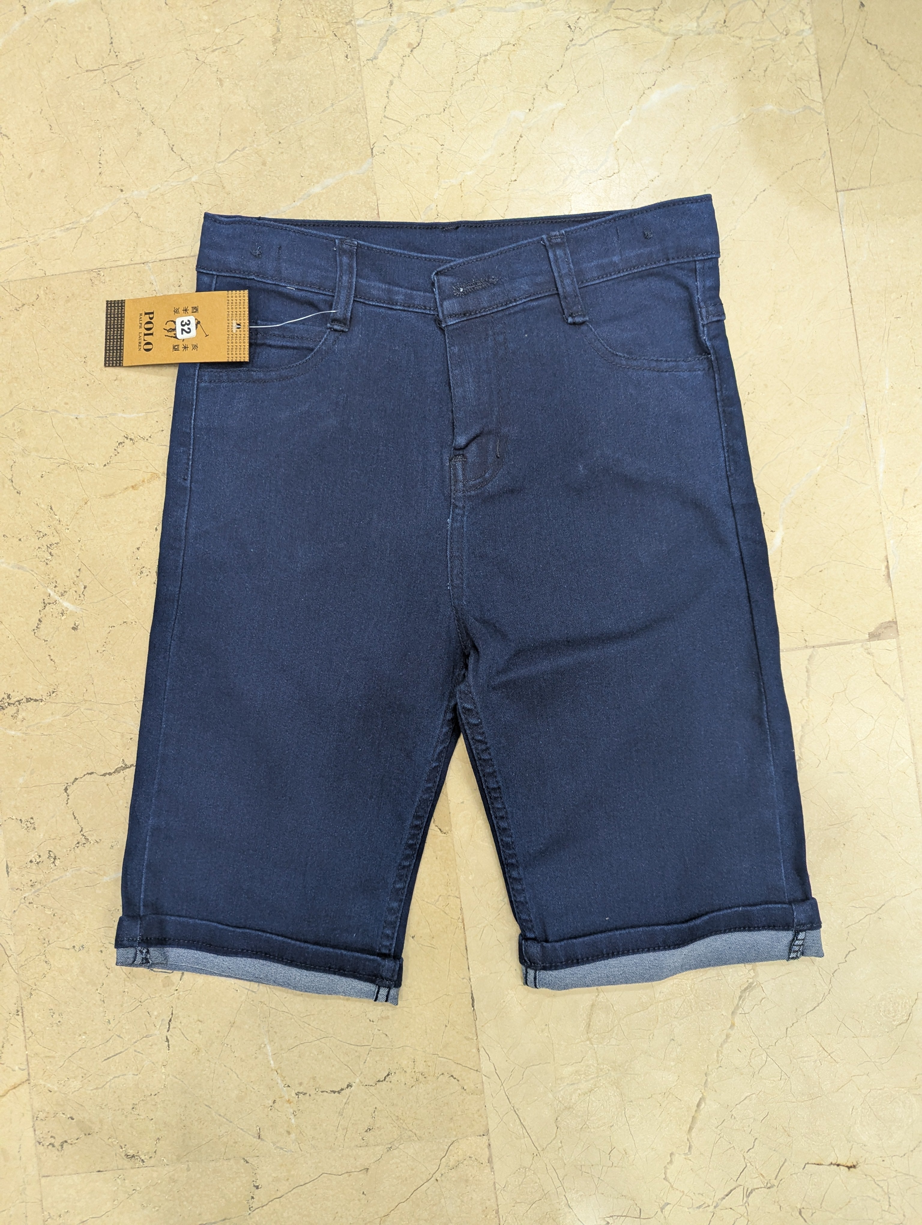 Comfortable Fit Denim Shorts