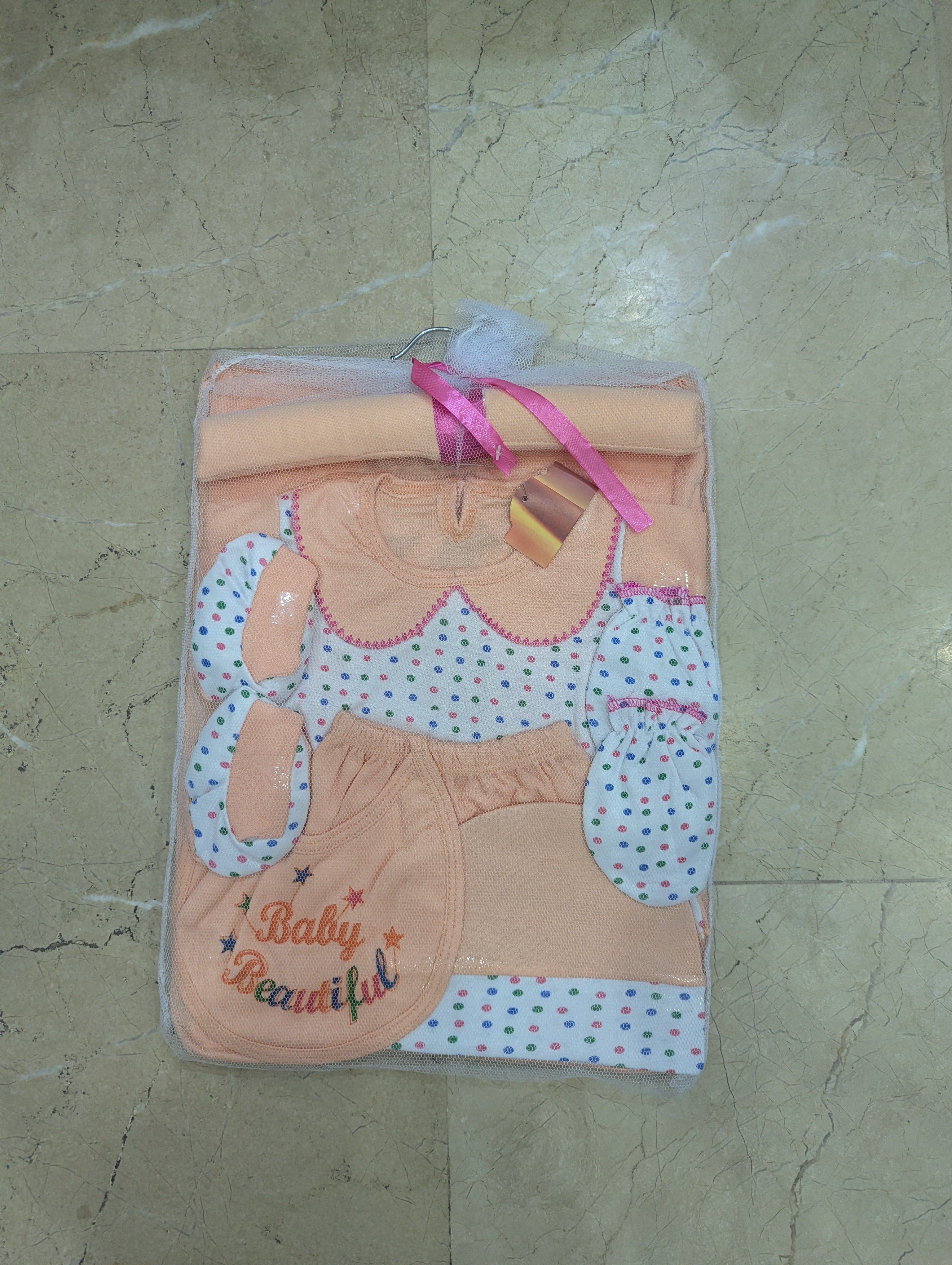 8-Piece Sky Blue Baby Essentials Gift Pack