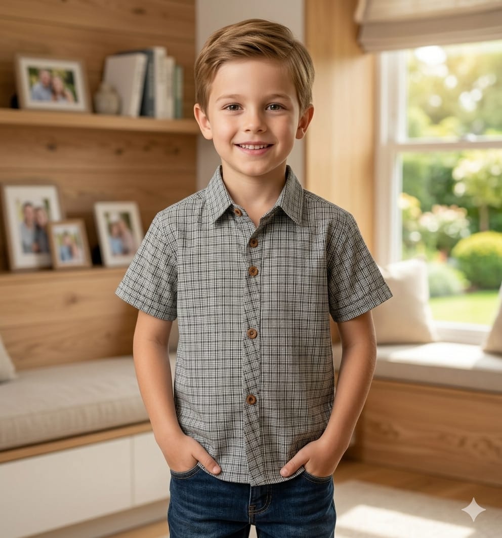 Smart Casual Checkered Charm