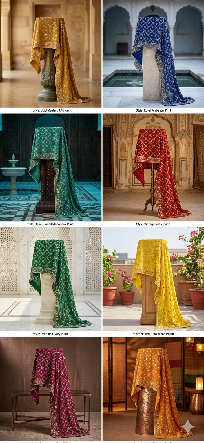 Gota Work Heavy Embroidered Wedding Wear Dupatta