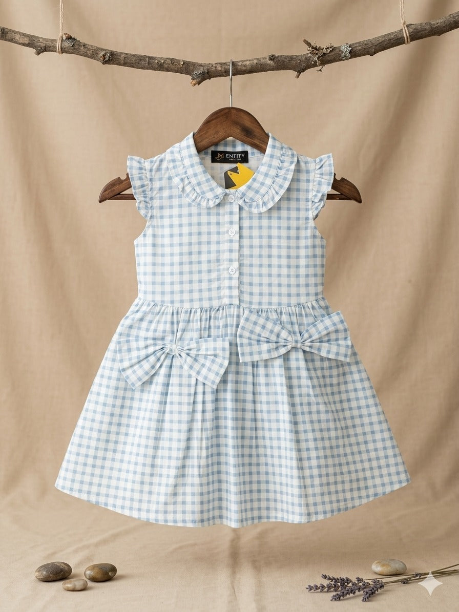 Elegant ruffles and Bows Dress