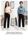 All-Day Comfort Black Jeans