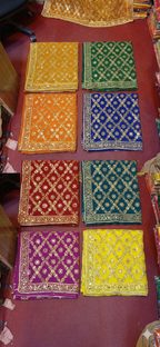 Gota Work Heavy Embroidered Wedding Wear Dupatta