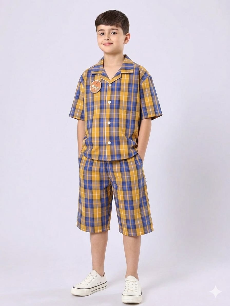 Boys' Stylish Shirt and Matching Shorts