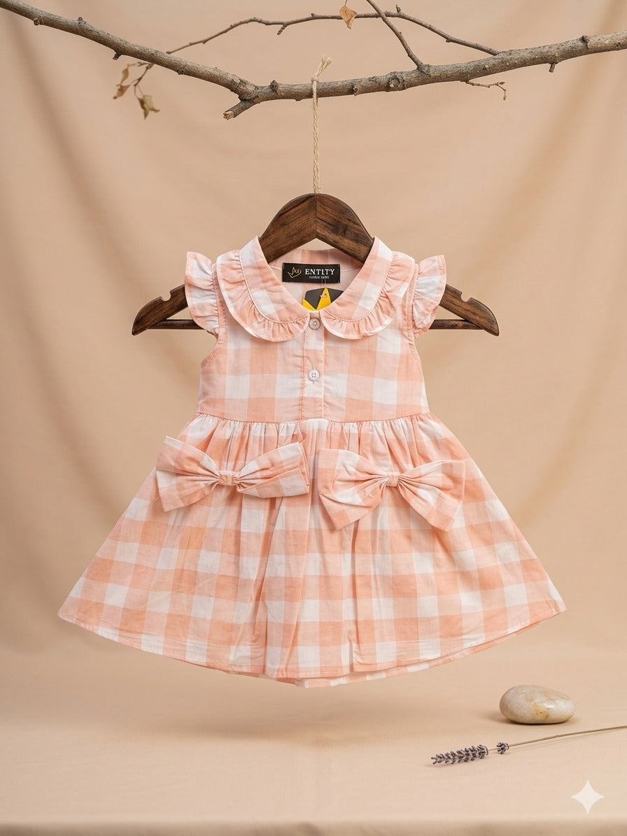 Elegant ruffles and Bows Dress