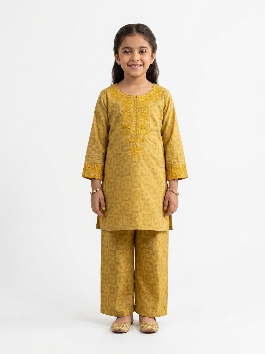 Pastel Perfection: Traditional Co-Ord Sets for Little Girls"