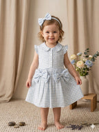 Elegant ruffles and Bows Dress