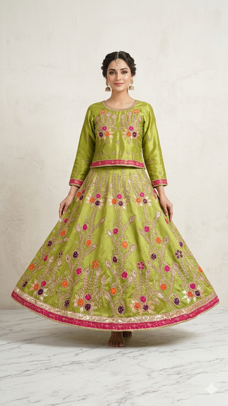 Hand-Embroidered Festive Wear