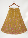 Little Princess Gold & Pink Gota Work Lehenga
