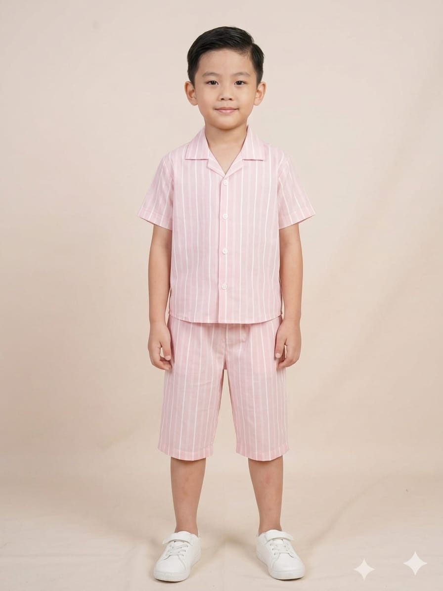 Boys' Stylish Shirt and Matching Shorts